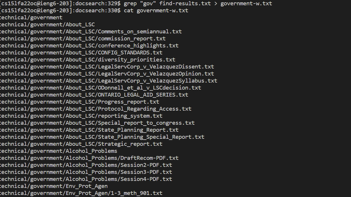 regular grep